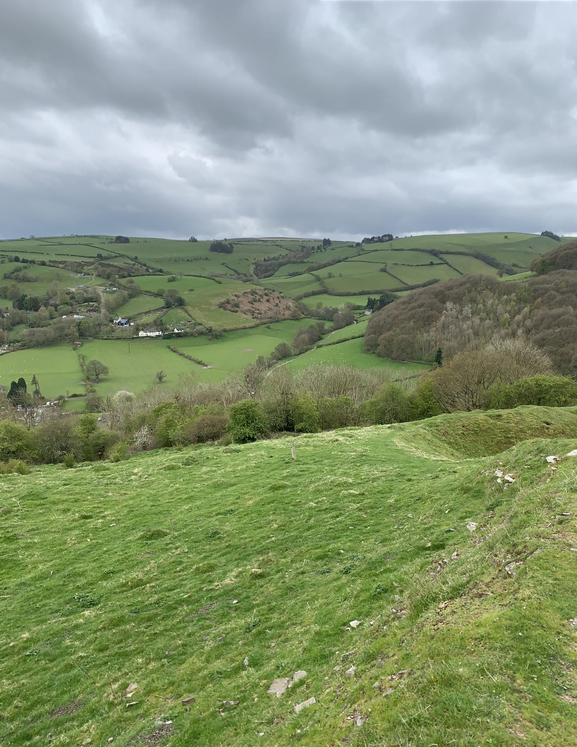 View from Knucklas Castle